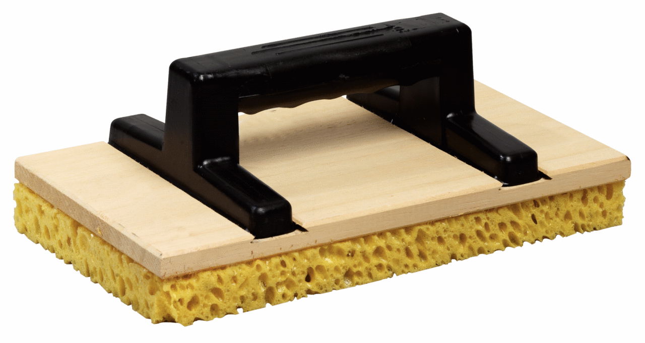 Taloche bois semelle mousse manche plastique, Rect, 250x140mm