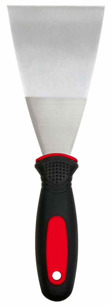 Couteau de peintre - lame inox fléxible - manche bi-composan  - L,30 mm