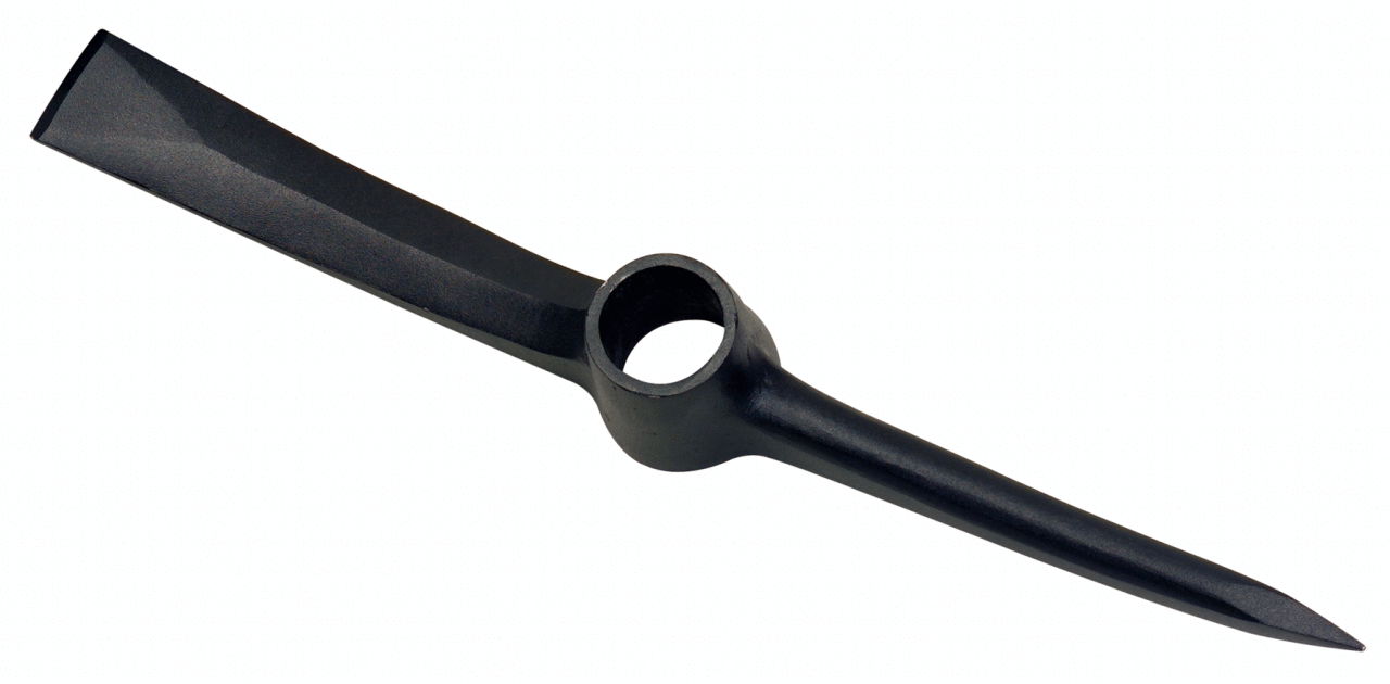Pioche de terrassier à oeil rond 2,5 Kg -  sans manche -