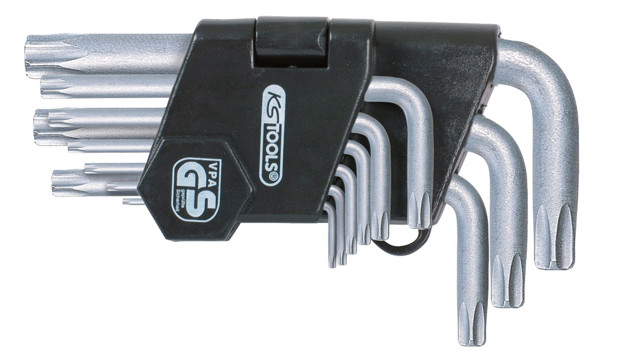 Jeu de 9 clés mâles courtes TORX®