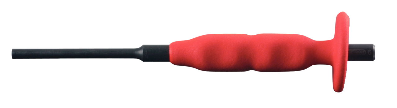 Chasse goupille bruni Ks avec poignée grip , 2 mm -Longueur 130 mm-