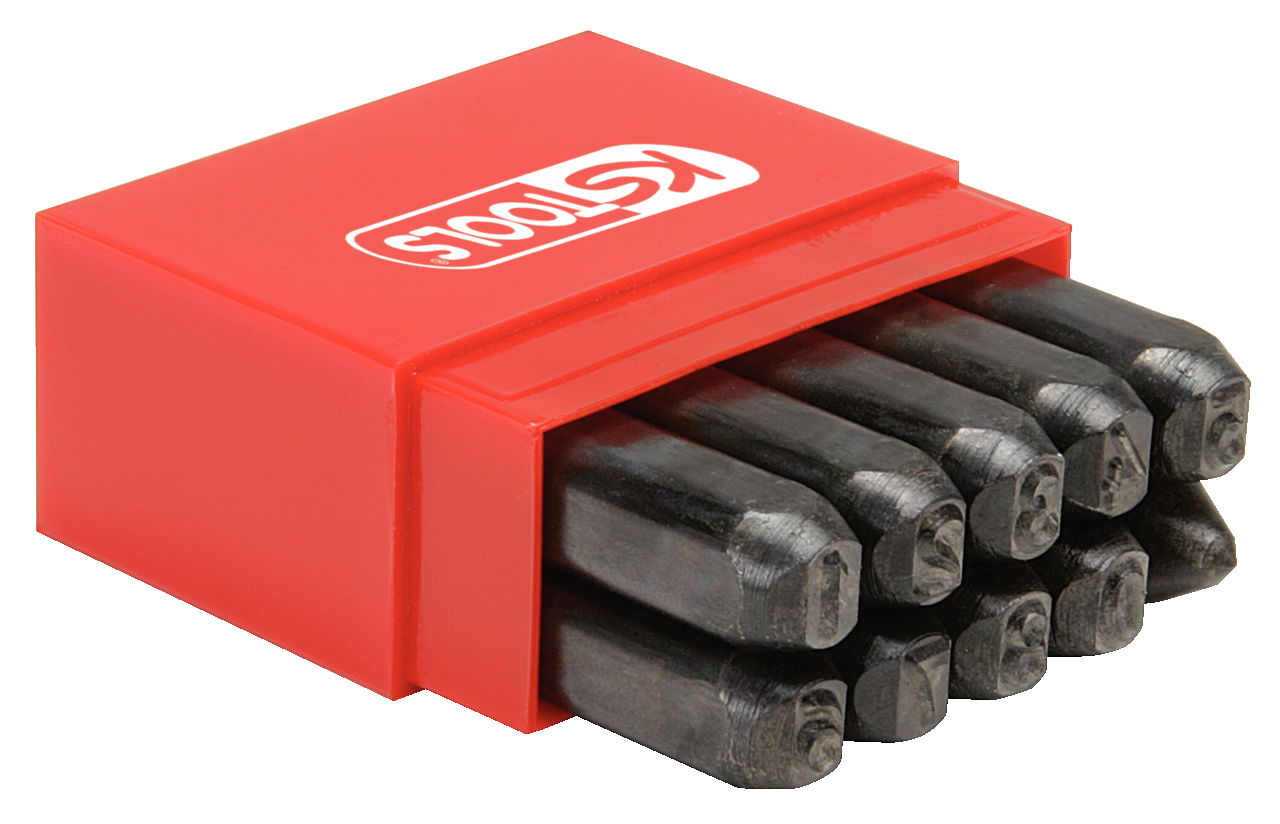 Jeu de  10 chiffres à frapper 5mm