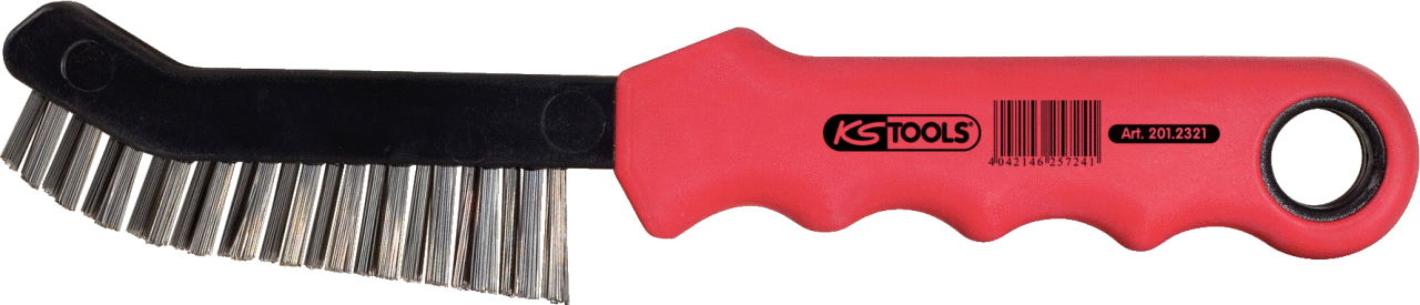 Brosse pour etrier de frein - acier - bout fin