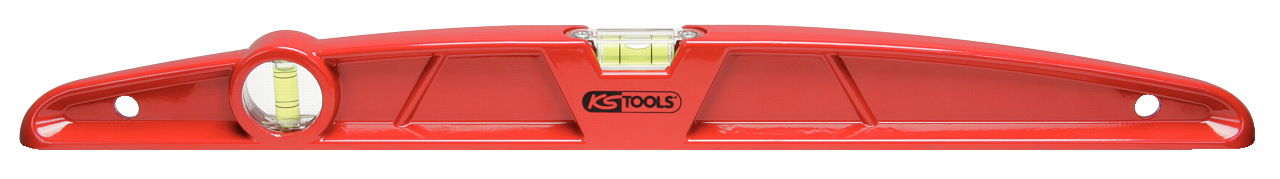 Niveau antichocs trapeze KS en alu avec 2 fioles, L,400 mm