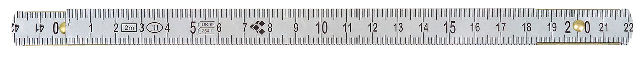 Mètre pliant ALU KS, L, 2 m