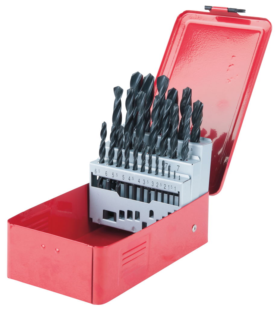 Coffret de forets HSS laminés 25pcs