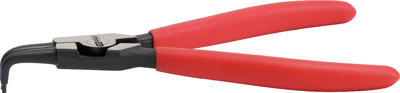 Pince à circlips extérieur coudée 90°, 130 mm