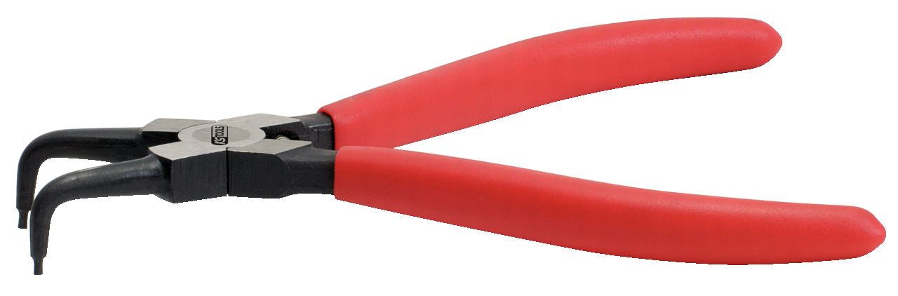Pince à circlips intérieur coudée 90°, 130 mm