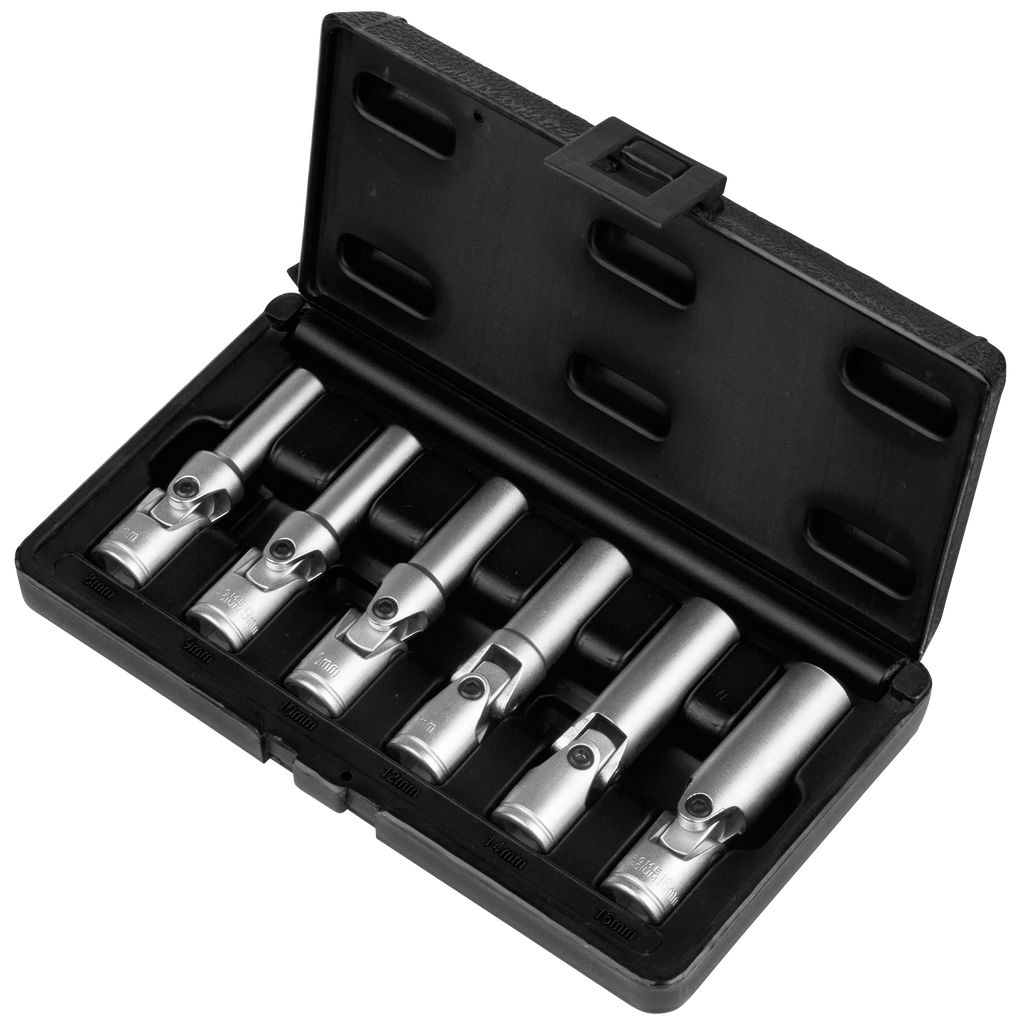 "Module douilles à bougie 3/8"" articulées, 6 pcs"