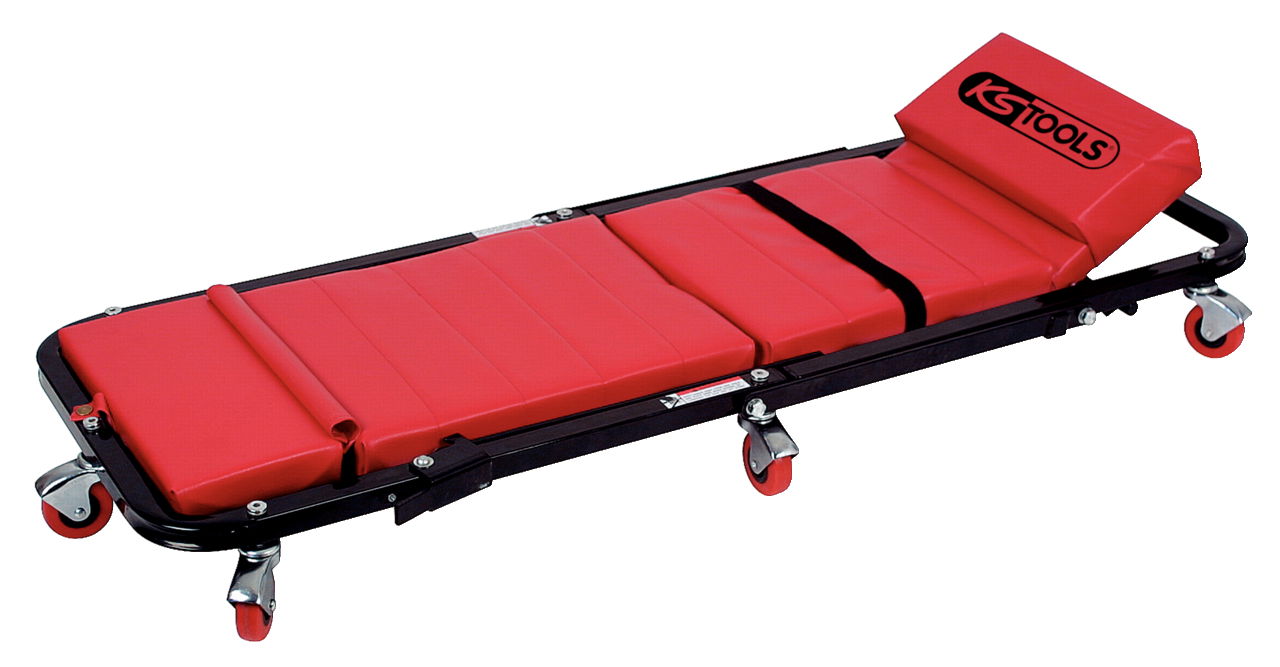 Chariot de visite KS Horizontal 1,20 m x 0,41 m x 0,105 m / siège  0,45 x 0,65