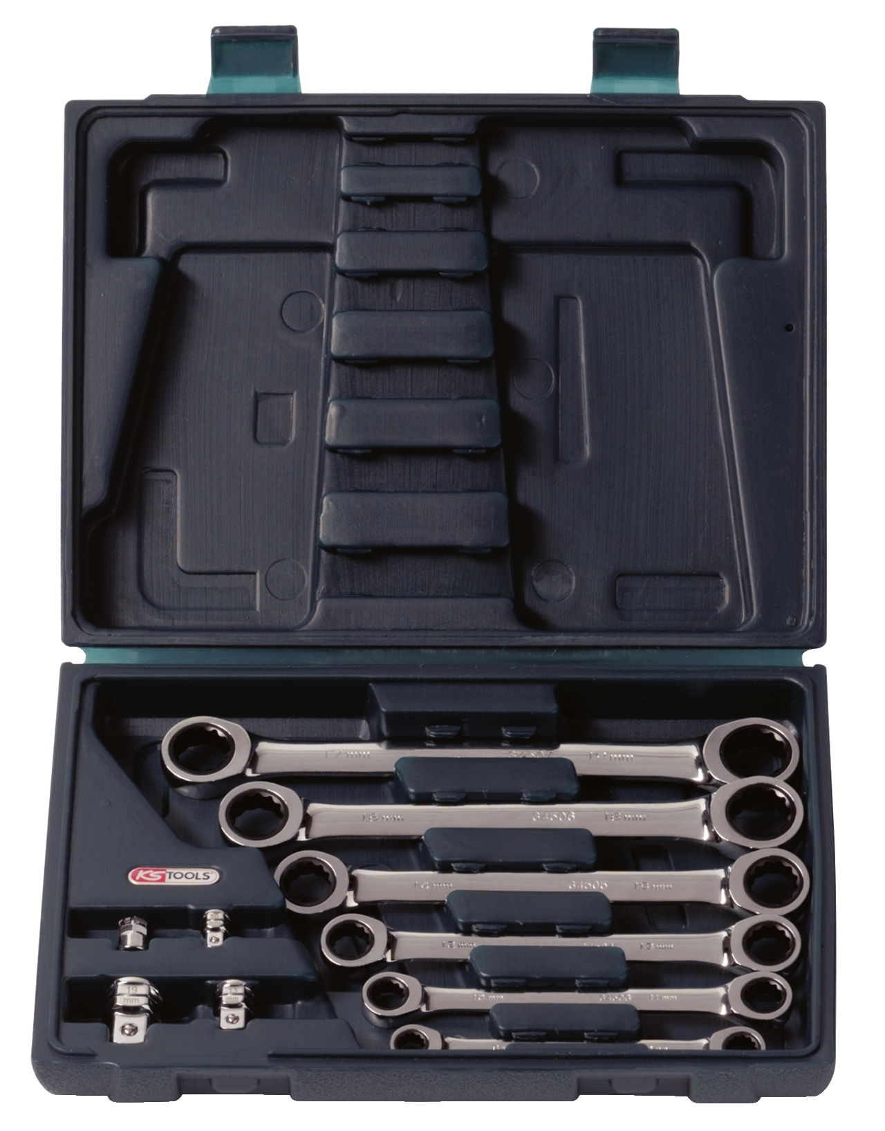Clé polygonale à cliquet Chrome plus 10 pcs