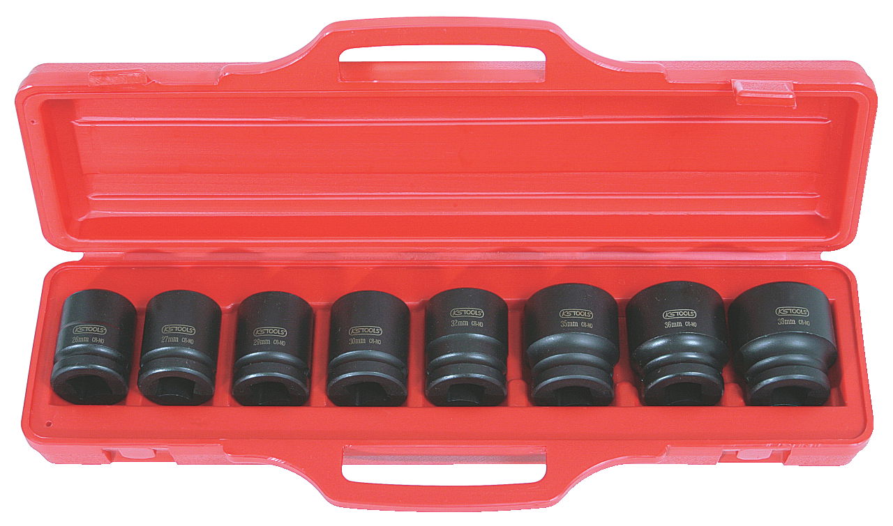 "Coffret de douilles à chocs 3/4"" 8 pcs"