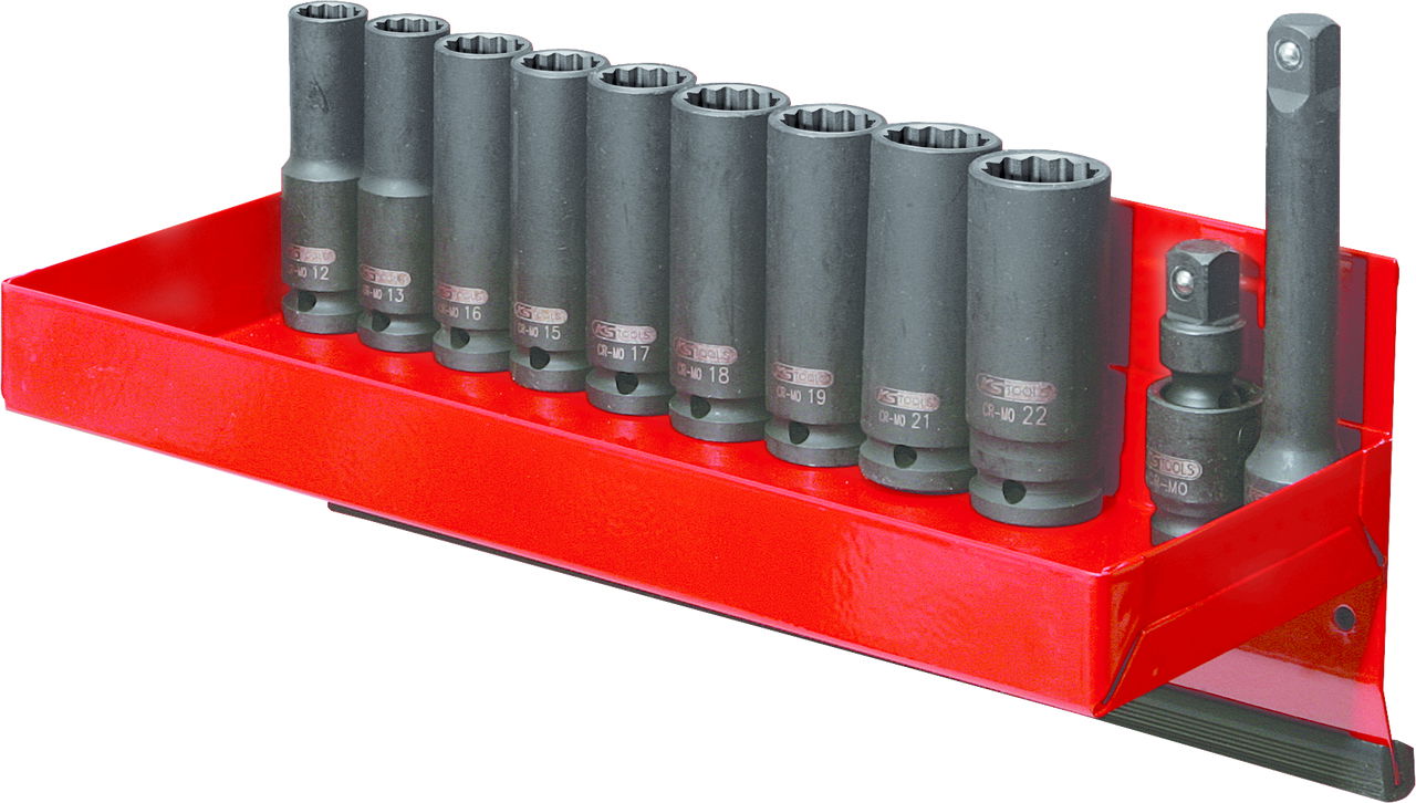 "Jeu de douilles longues à chocs 1/2"", 13 pcs"