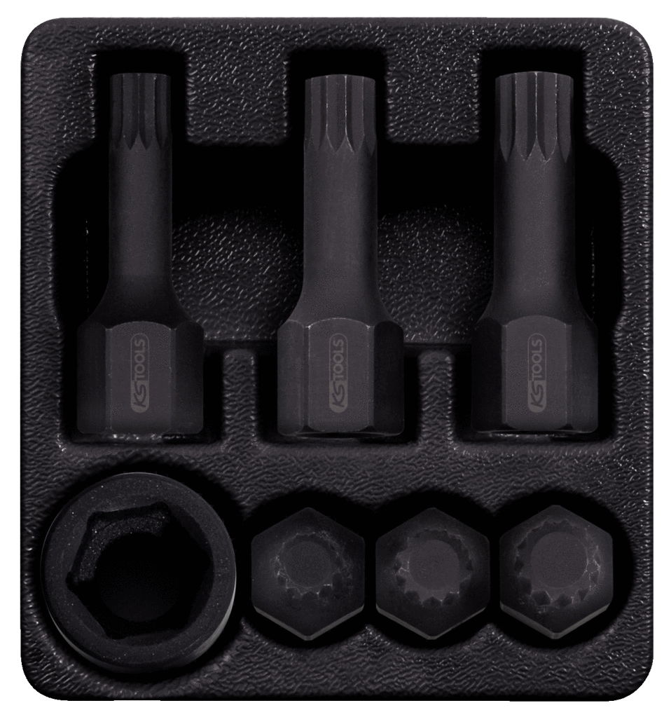 Coffret DUODRIVE, à chocs, XZN, 7pcs