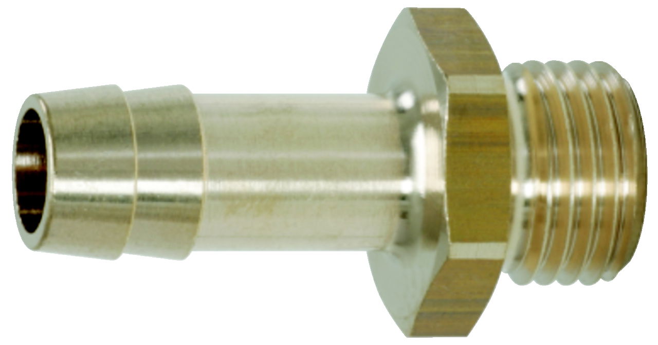 "Raccords de filetage mâle pr tuyaux 1/4""Gx6mm  clé 17  L,35"