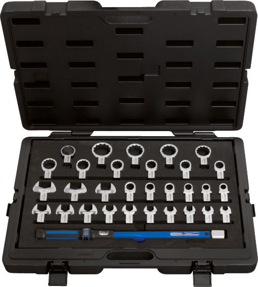 "Module clé 1/2"" dynamométrique 20-200 Nm à clé interchangeable, 31 pcs"