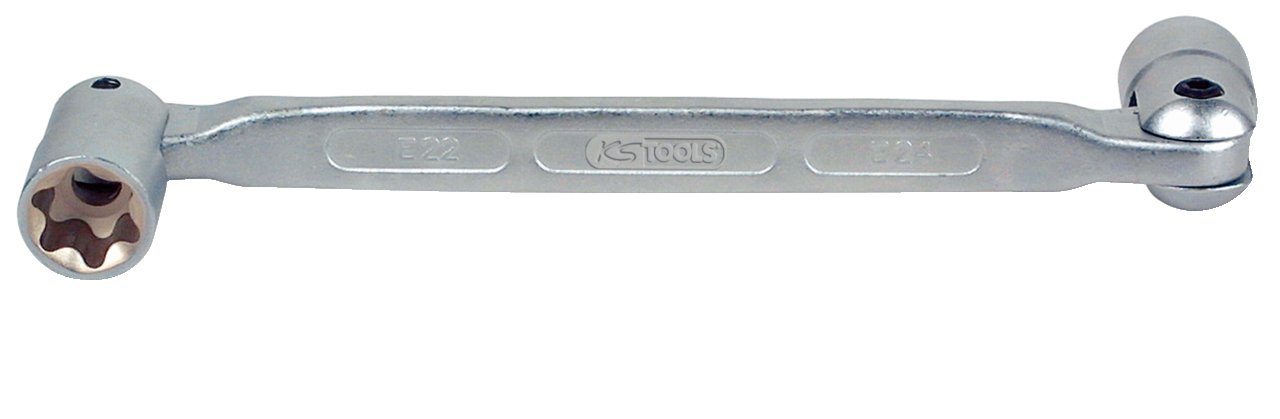 KS Tools 517.0333 Clé à douilles articulée Torx E14 x E16