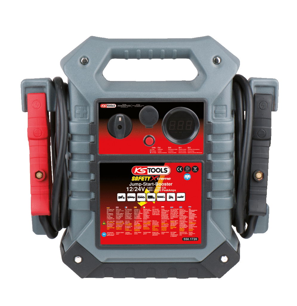 Booster à batterie 12/24V jusqu’à 1400A