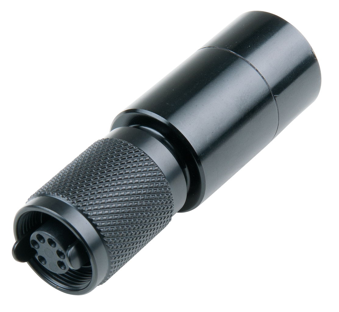 Adaptateur pour sonde connectique plastique sur appareil connectique métal.