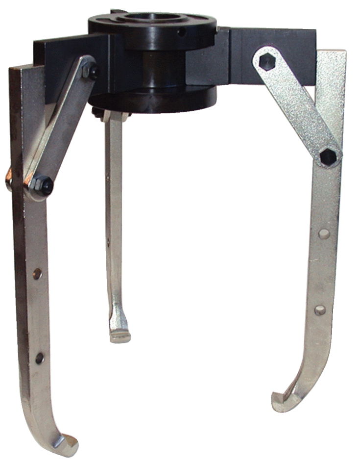 Extracteur universel à 3 griffes utilisation avec vérin hydrau, 500x440x15 mm