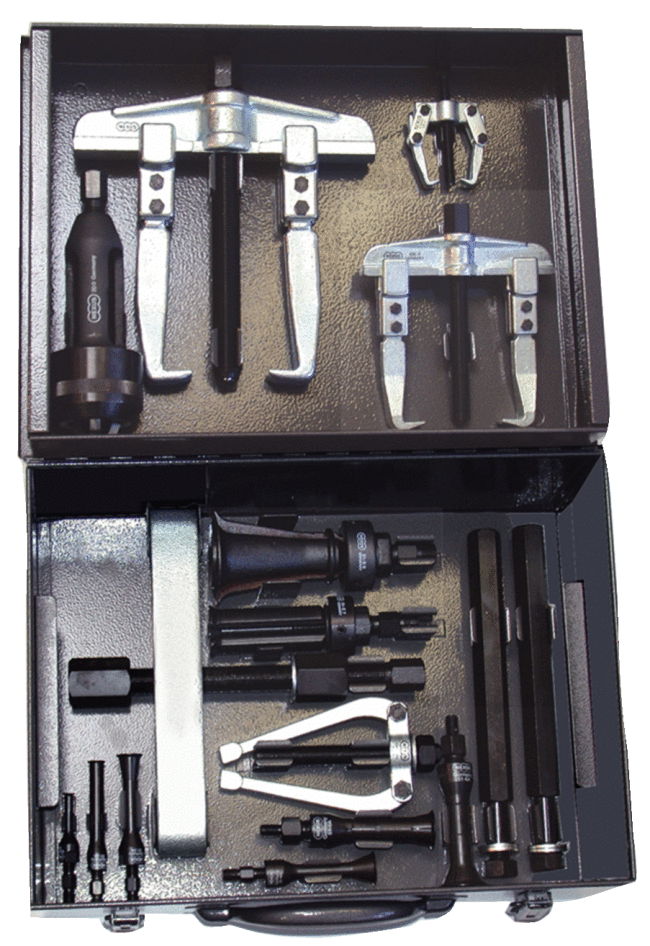 Coffret d'extracteurs prise intérieure - extérieure Ø 10 - 115 mm - 14 pcs