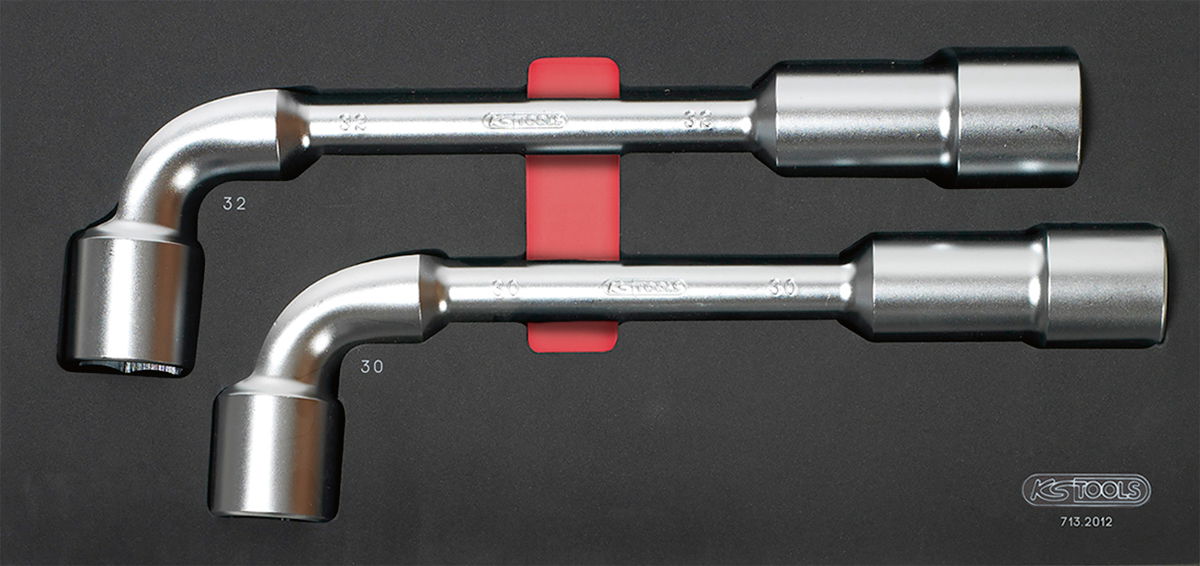 Module de clés à pipe débouchées - 6 pans, 2 pièces
