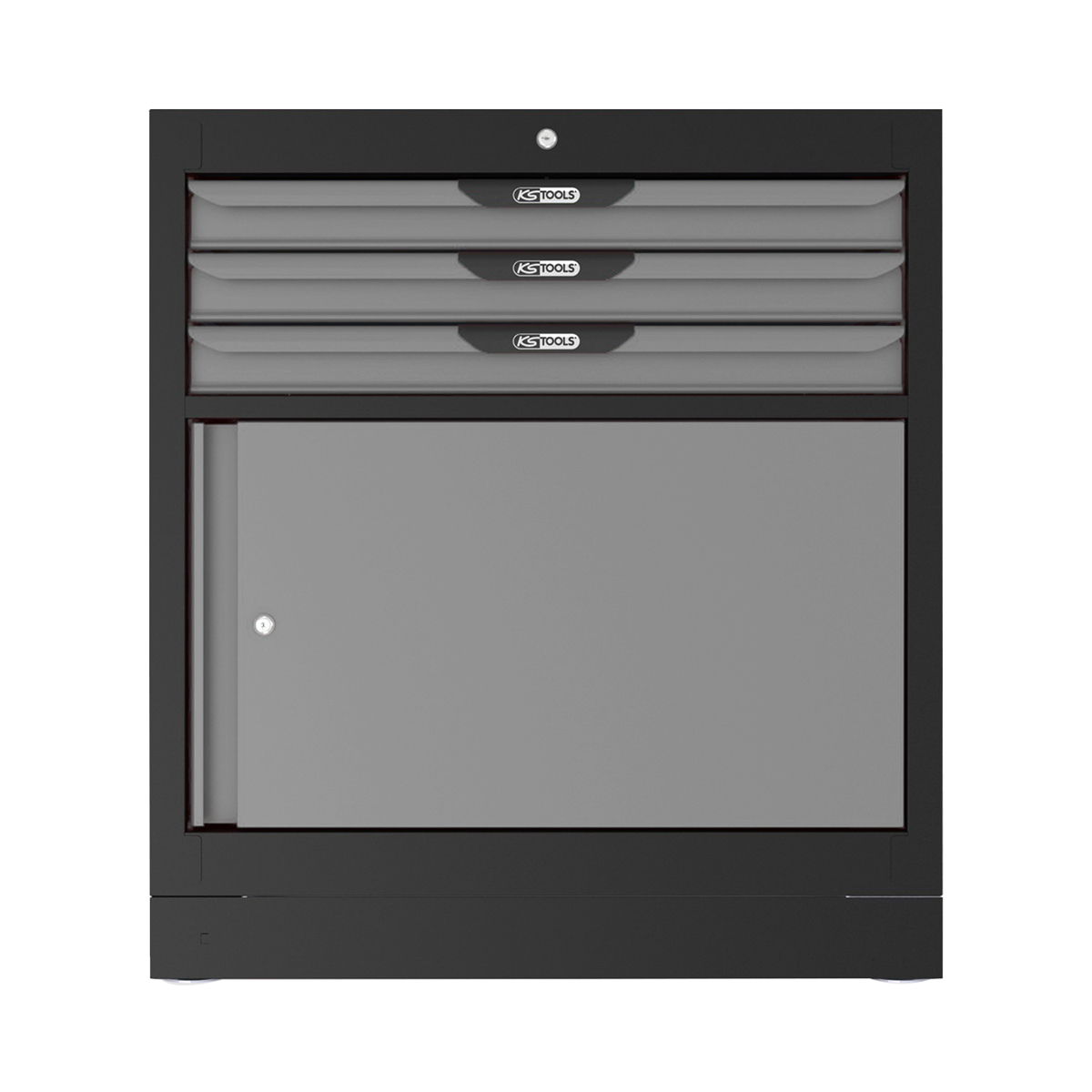 Bloc 3 tiroirs + porte 34''