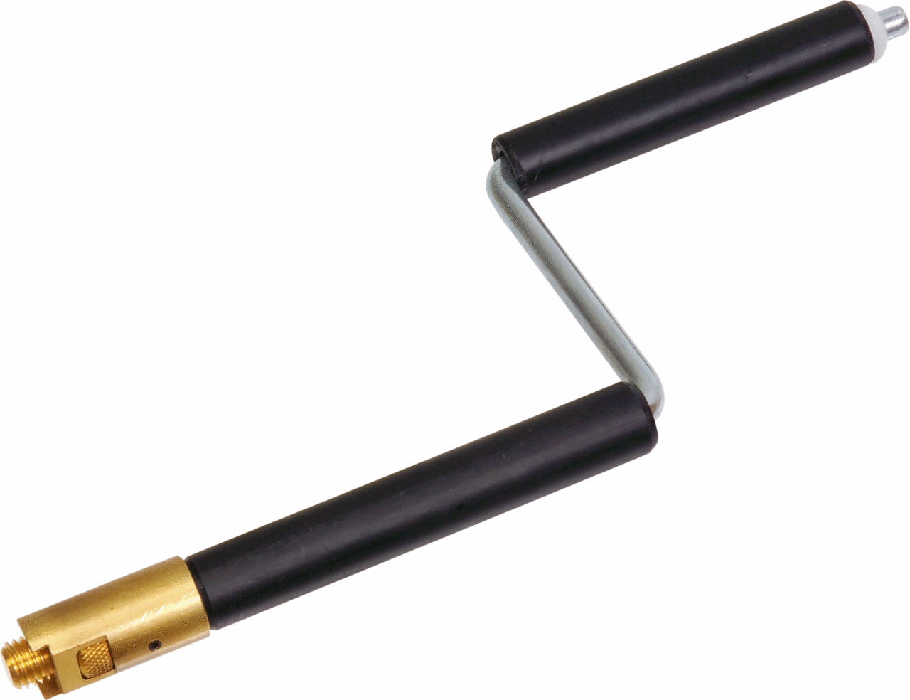 Manivelle pour canne autobloquante noir