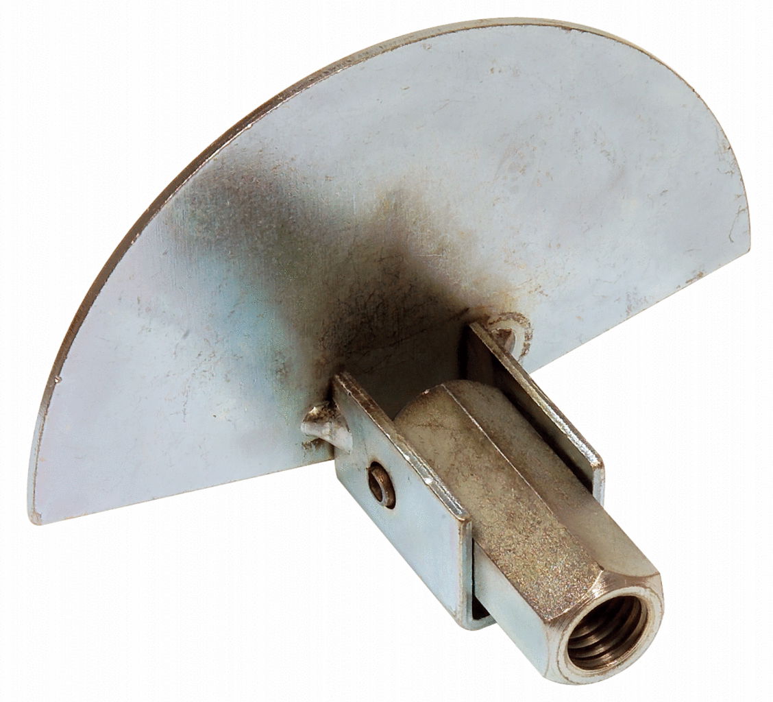Raclette 1/2 lune raccord femelle Ø 12 mm