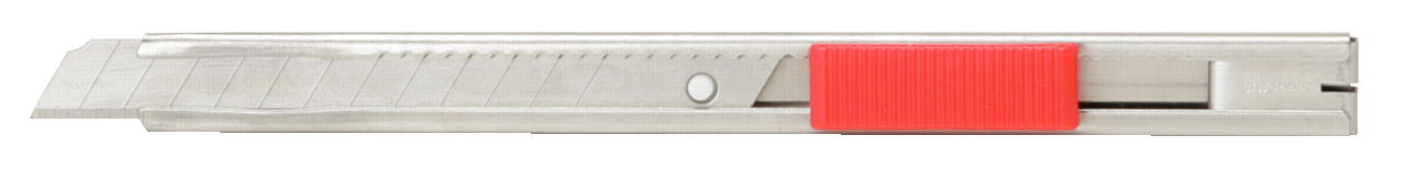 Cutter universel KS en inox, à lame sécable de 9 mm