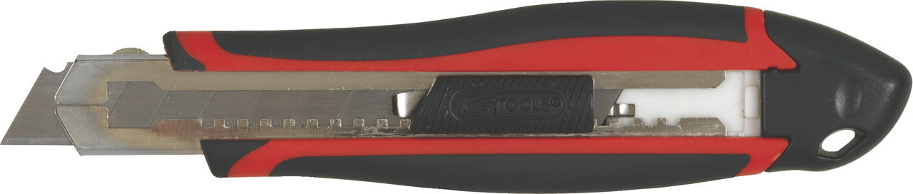Cutter universel KS à lame sécable de 18 mm, magasin de 6 lames