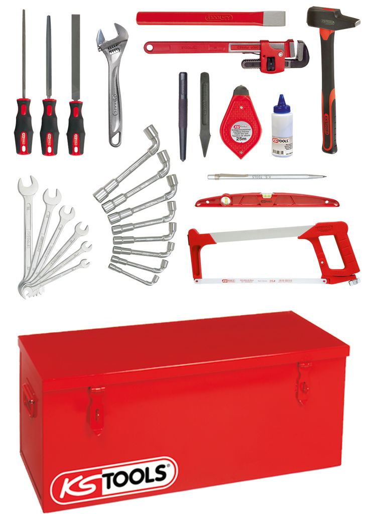 Caisse à outils tuyauteur - 28 outils