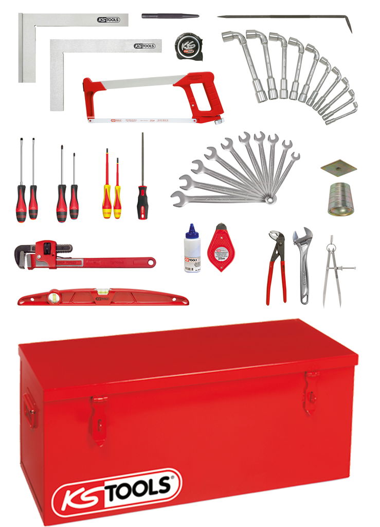 Caisse à outils moteur chaudronnier - 42 outils