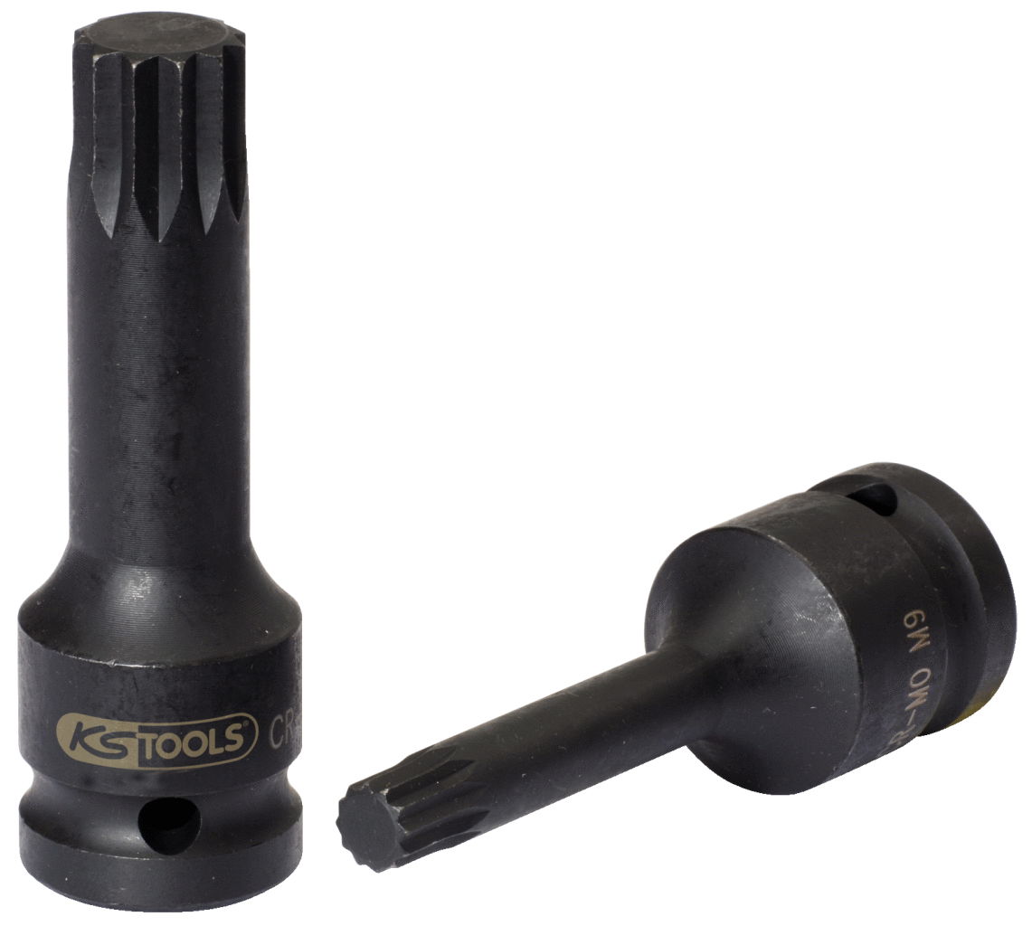 "Douille longues à chocs mâle XZN® 1/2"", M4"""