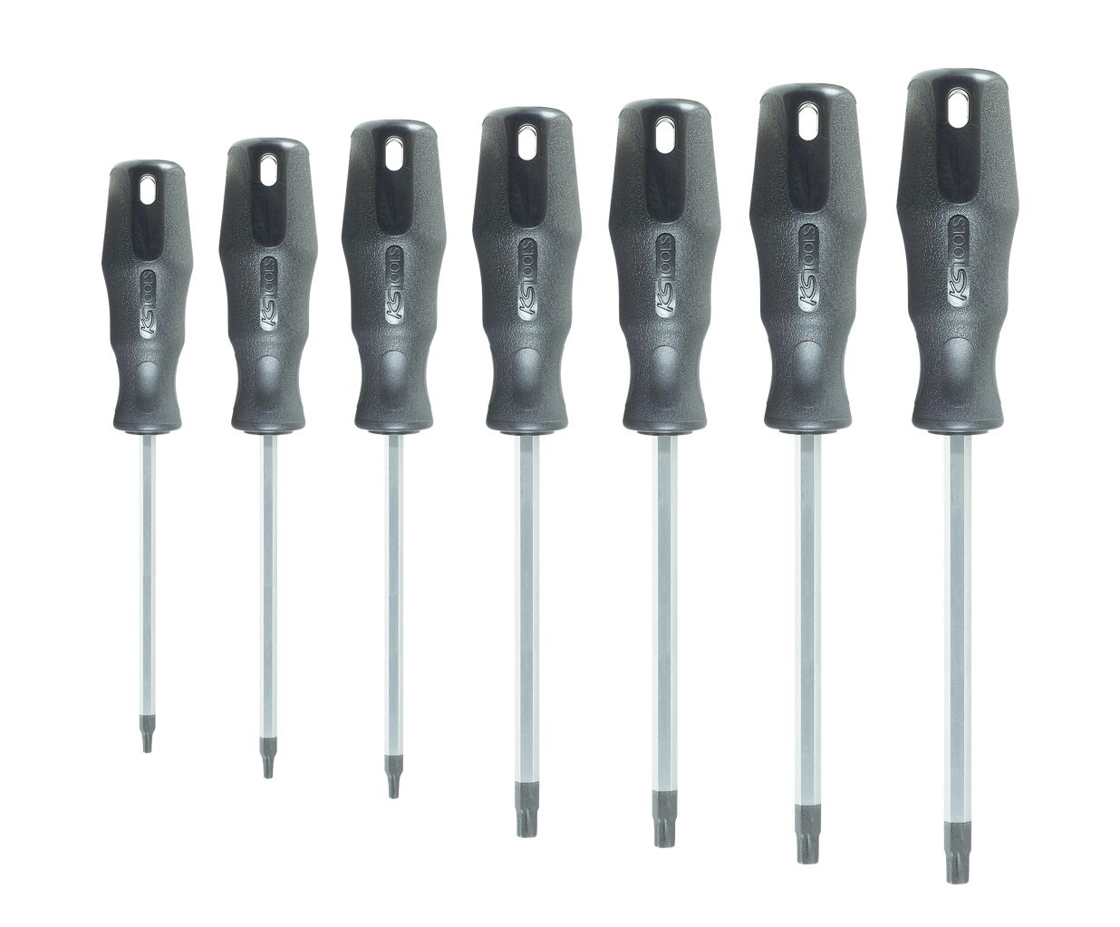 Boite de 7 tournevis be-composant KS,Torx percé 10-15-20-25-27-30-40 