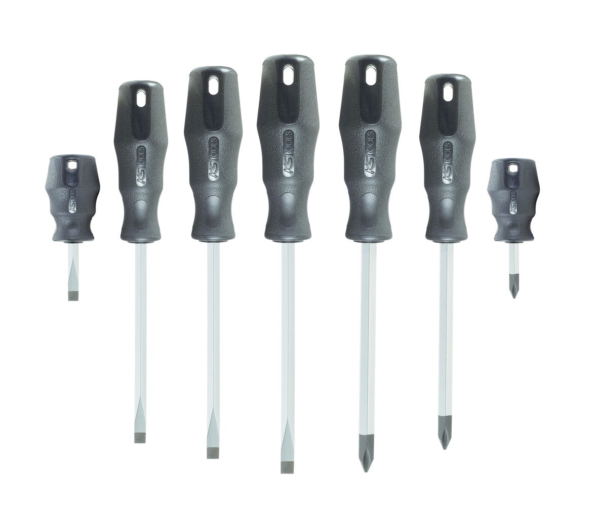 Boite tournevis bi-composant KS,Fente 5x100-6x38-6x100-8x150- PH1x75-2x38-2x100
