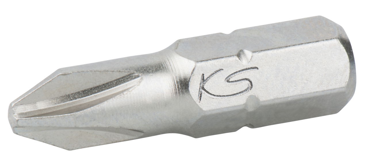 Embouts de vissage KS PHILLIPS N°1, longueur25 mm boite 5 pcs-