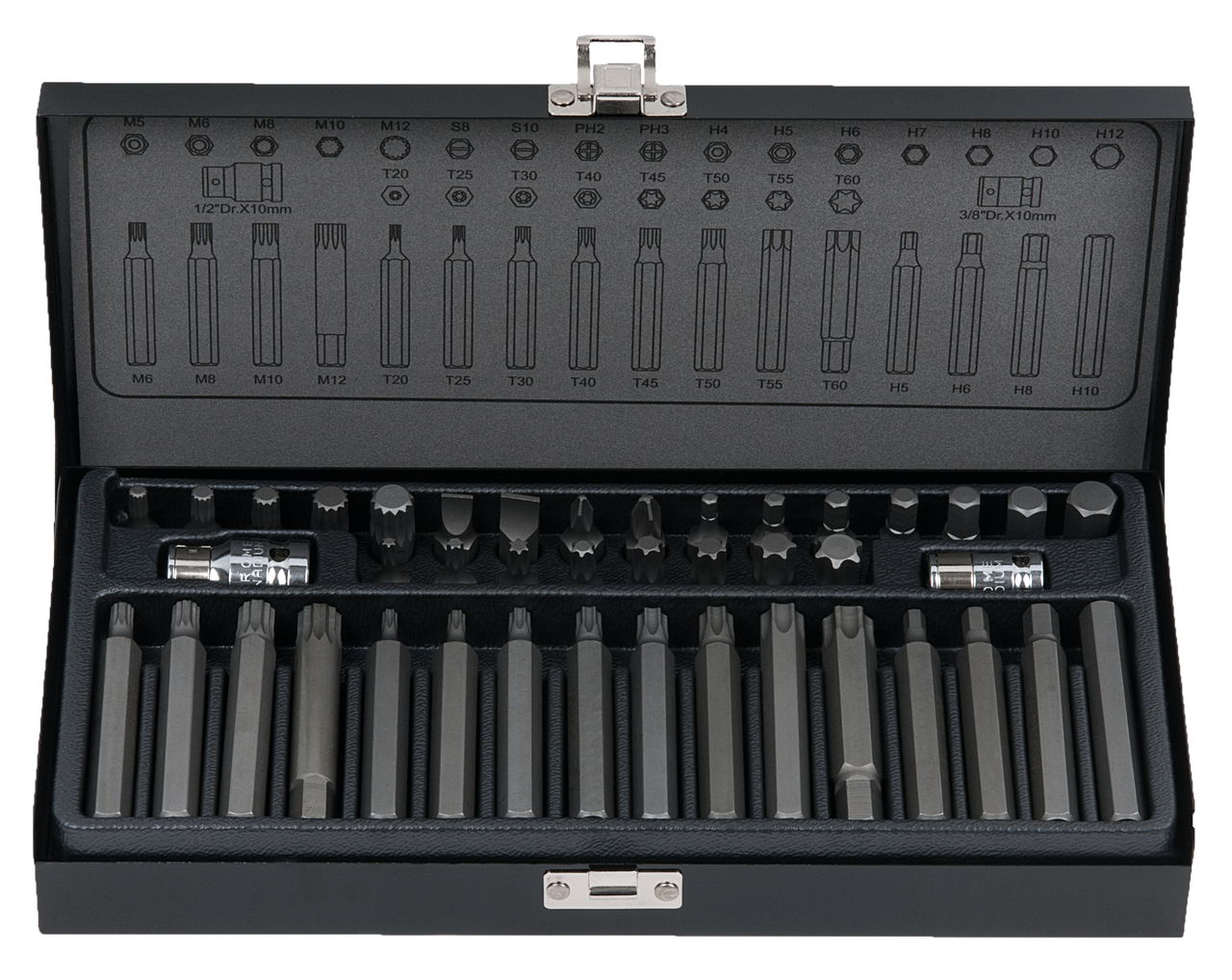 Coffret d'embouts de vissage KS, 42 pièces