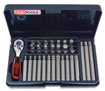 Coffret d'embouts de vissage 10mm , 37 pcs