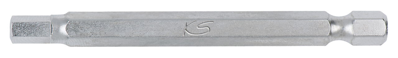 "Boîte de 5 embouts de vissage 6 pans percé, L.75 mm - 1/4"" - 2 mm """