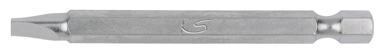 "Boîte de 5 embouts de vissage Fente, L.75 mm - 1/4"" - 3 mm """