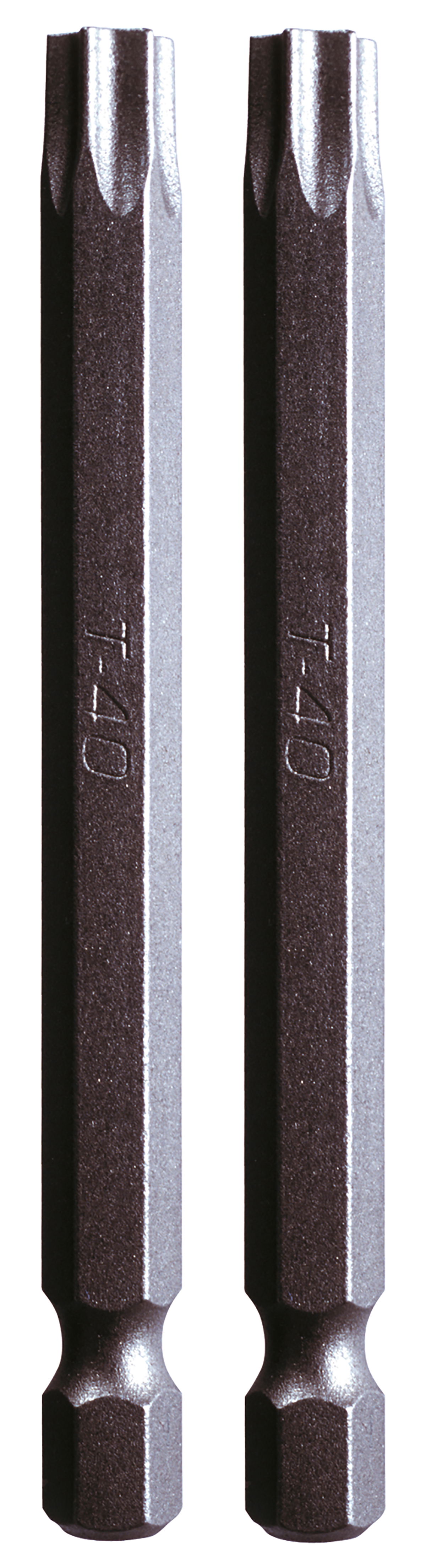 "Boite de 5 embouts de vissage TORX® percé, L.75 mm - 1/4"" - T8"""