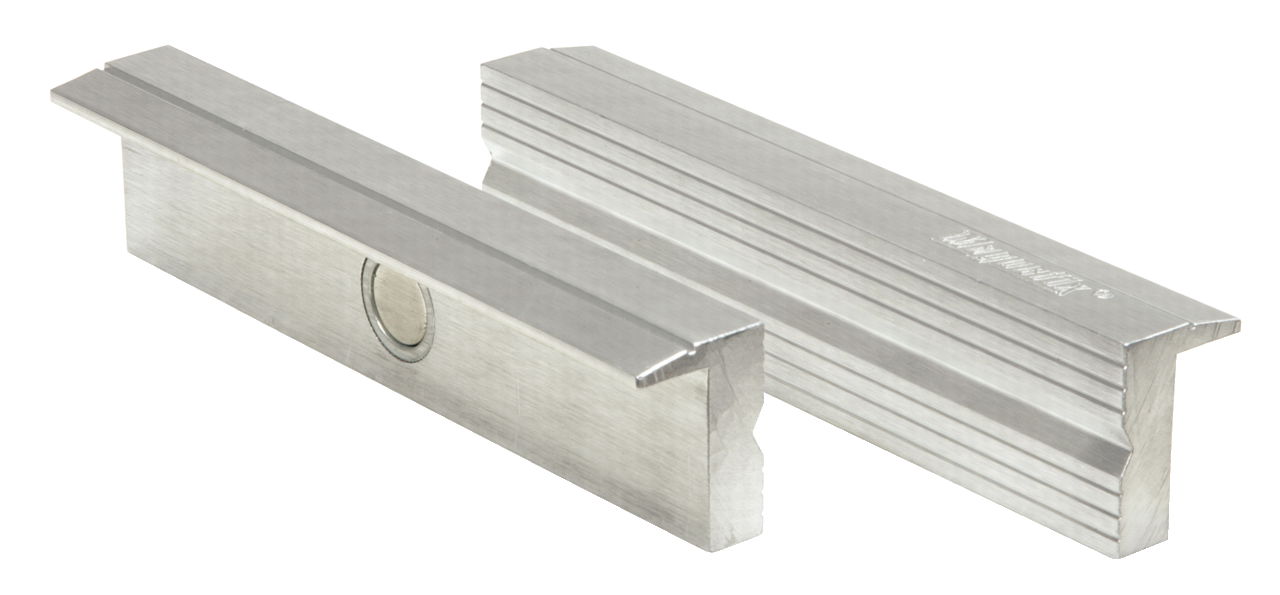 Mordache aimantées finition aluminium, 125 mm