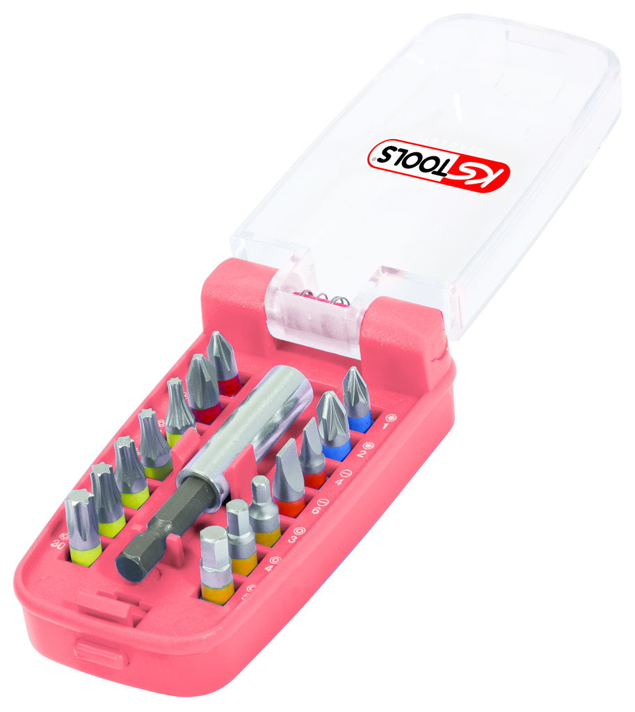 Jeu d’embouts de vissage à code couleur TORSIONplus