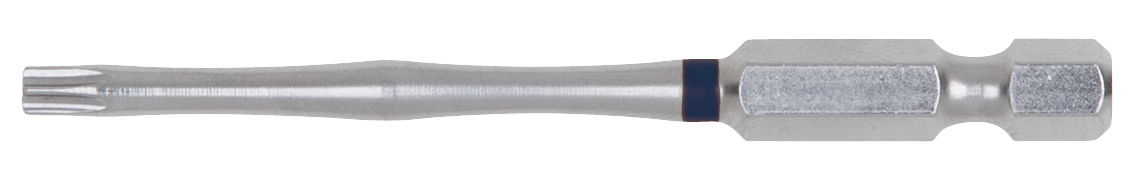 Boite de 5 embouts de vissage à code couleur TORSIONpower®, L. 75 mm - 1/4'' - TORX® percé, T10