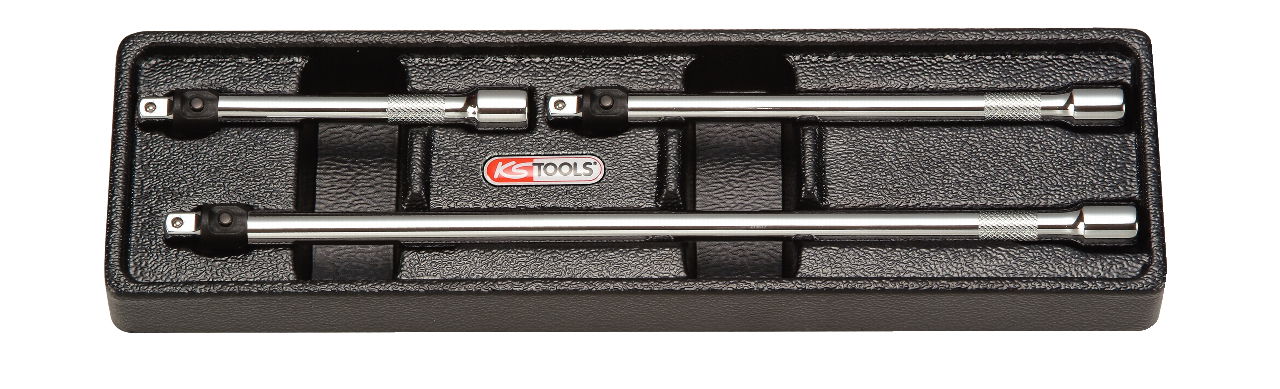 "Jeu de 3 rallonge 1/4"" 100-150-250 mm"