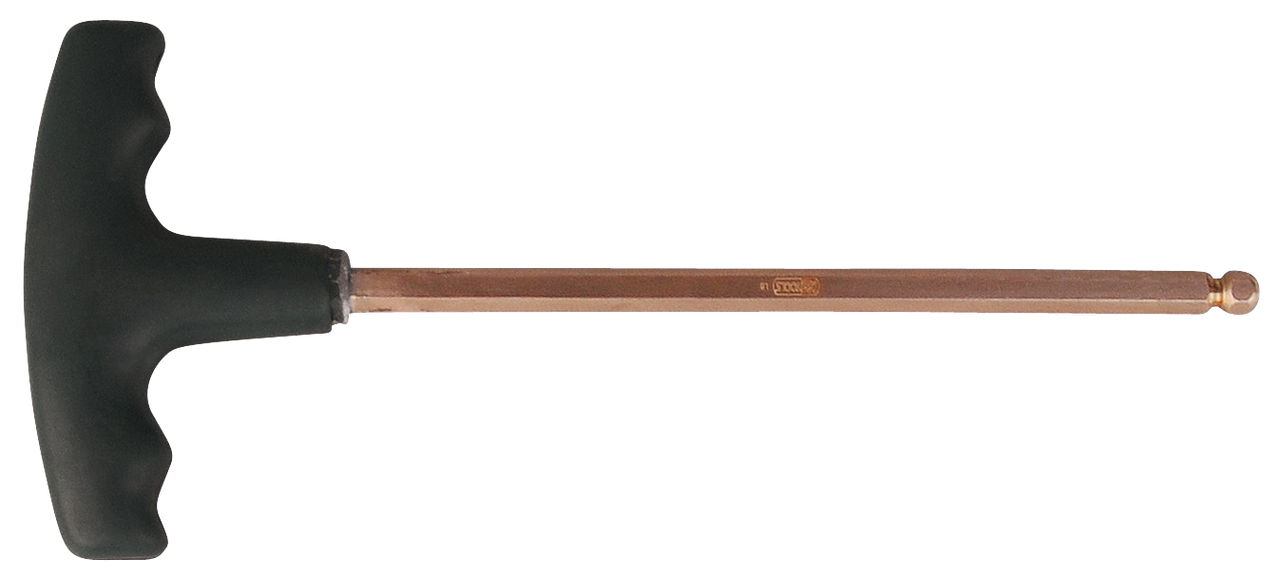 Clé mâle tête sphérique poignée en ''T'' BERYLLIUMplus 3mm, 145mm