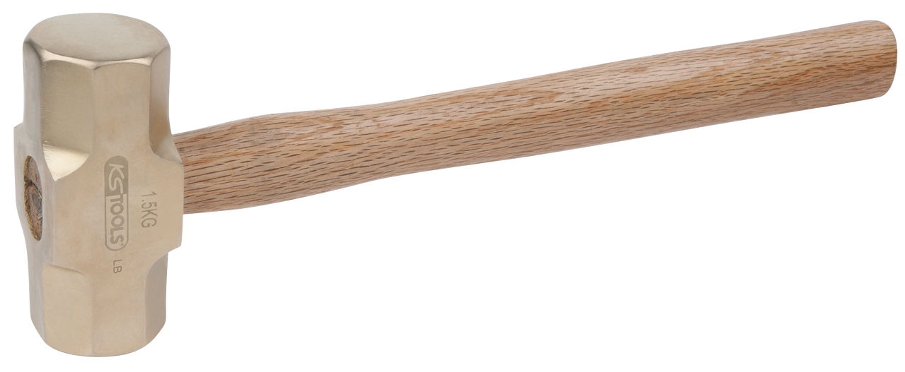 Massette octogonales BRONZEplus manche hickory, tête 3500g, 900mm