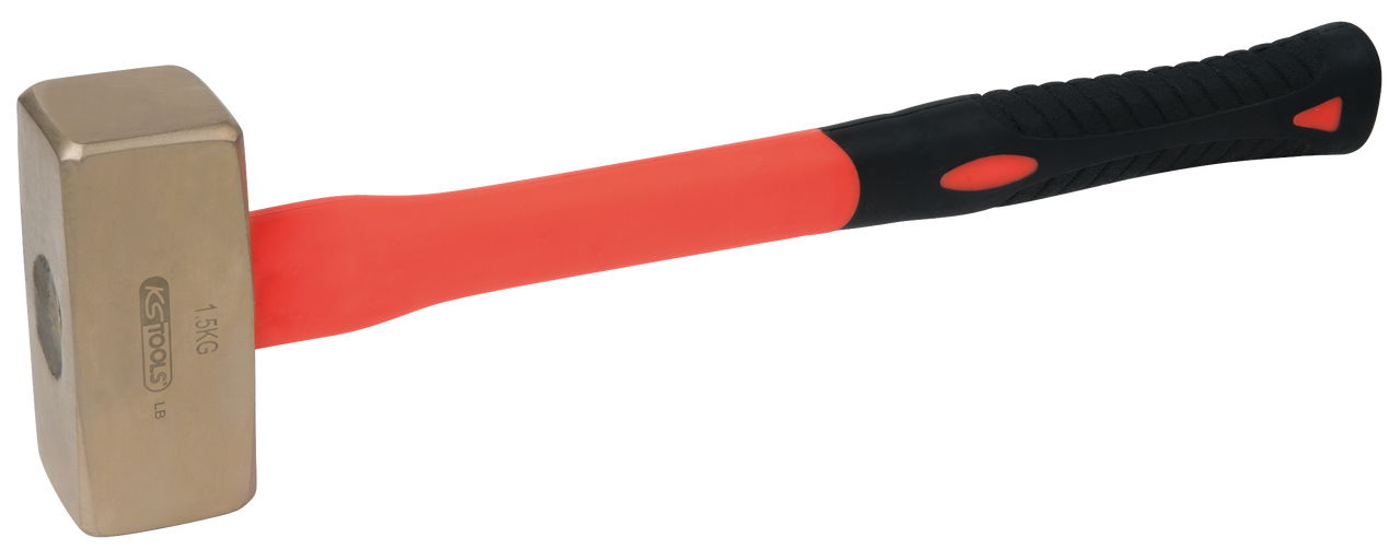 Massette BRONZEplus manche tri-matière, tête 1000g, 400mm