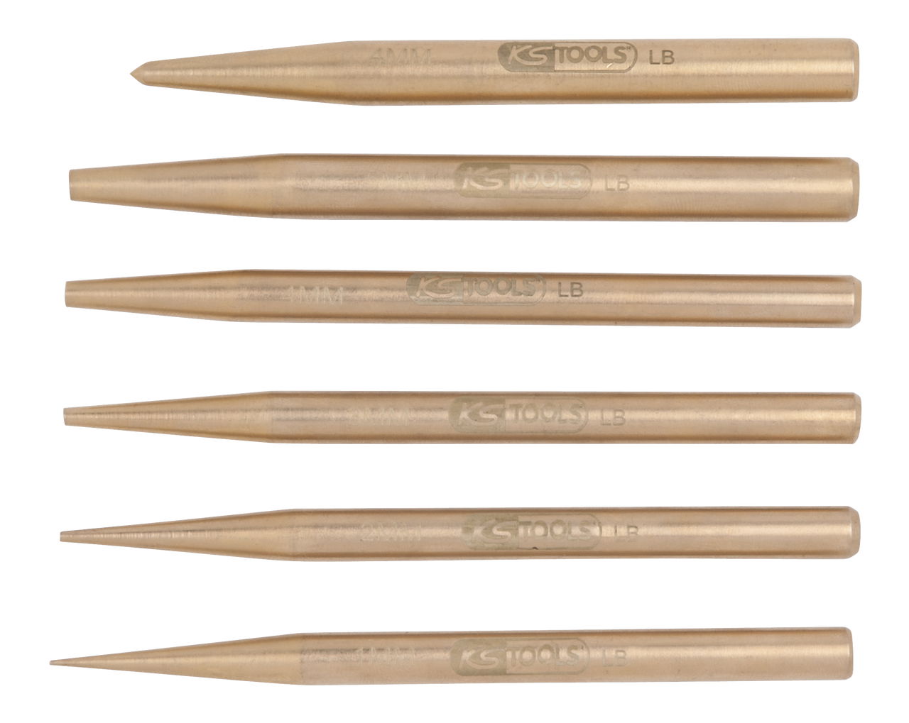 Jeu de chasses-clous BRONZEplus, 6 pièces